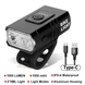 Велонабор Bike Light BK-02 Pro Аккумуляторная LED велофара + Задний стоп-сигнал (Type-C) 07504 фото 7